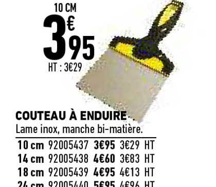 couteau à enduire
