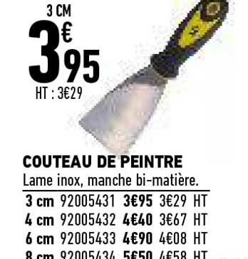 couteau de peintre