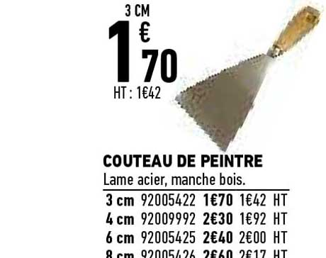 couteau de peintre