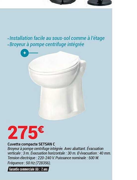 cuvette compacte setsan c