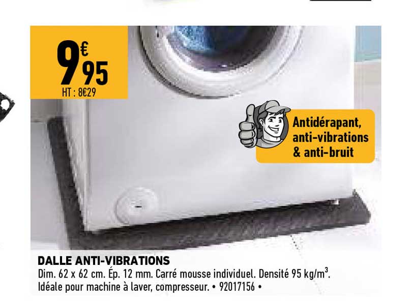 dalle anti-vibrations