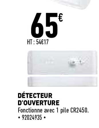 détecteur d'ouverture