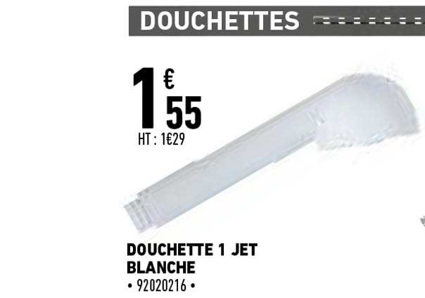 Douchette 1 Jet Blanche