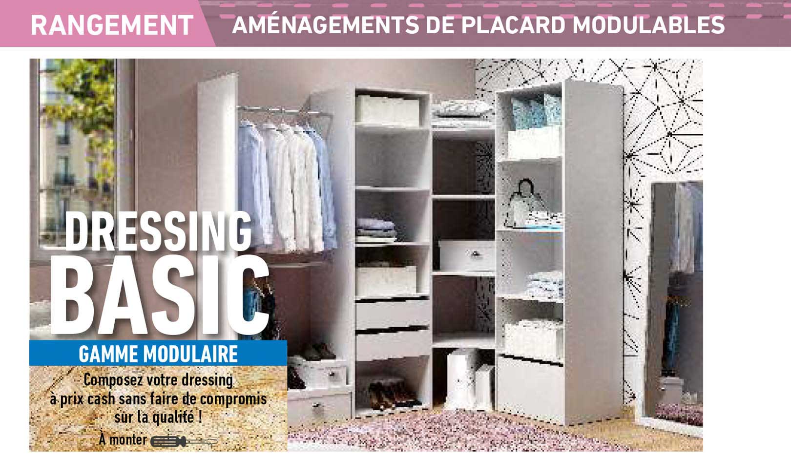 dressing basic gamme modulaire