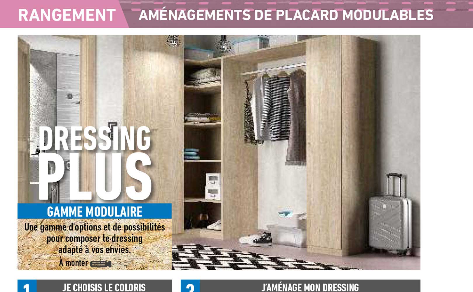 dressing plus gamme modulaire
