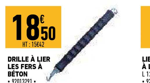 drille a lier les fers a beton