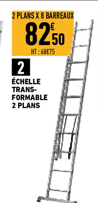 échelle Transformable 2 Plans
