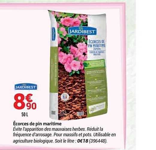écorces de pin maritime jardibest