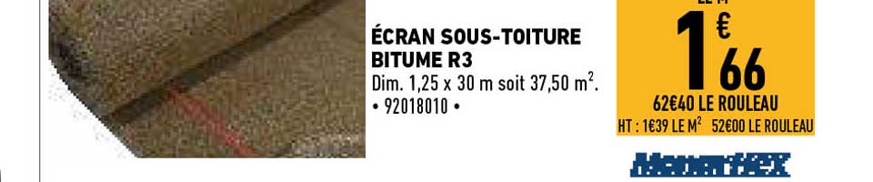 écran sous-toiture bitume r3