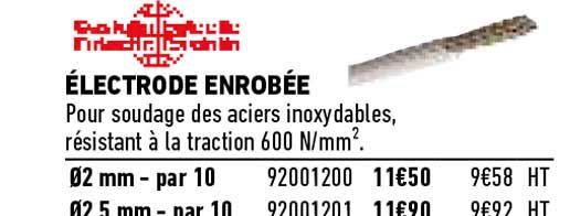 électrode Enroubée