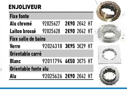 enjoliveur fixe fonte