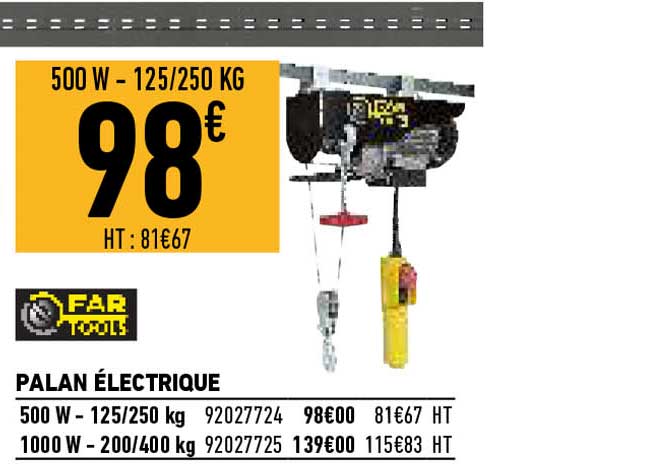 far tools palan electrique