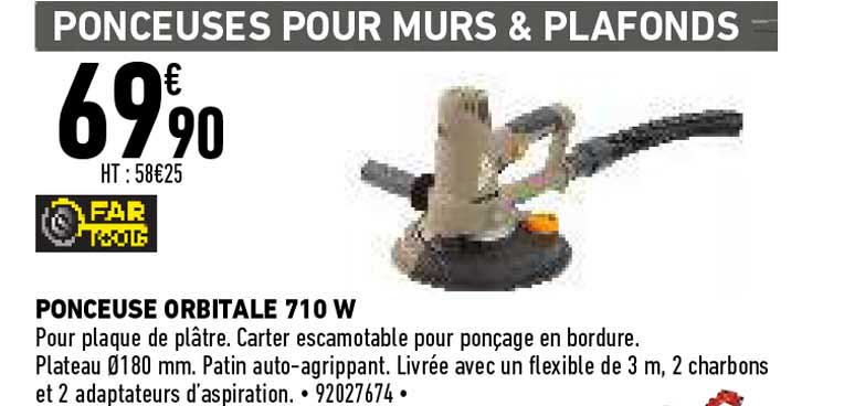 far tools ponceuse orbitale 710 w