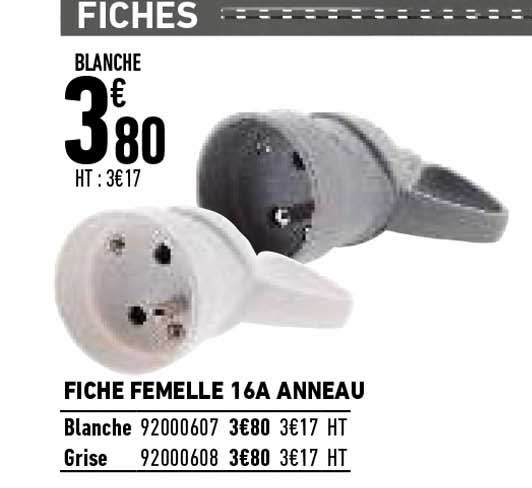 fiche femelle 16a anneau