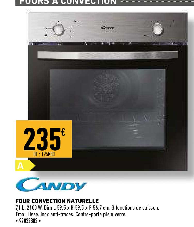 four convection naturelle candy