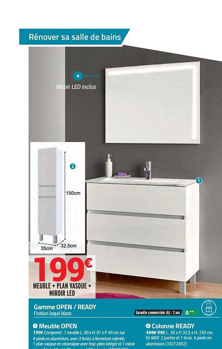 game open - ready meuble open colonne ready