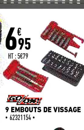 go on! 9 embouts de vissage