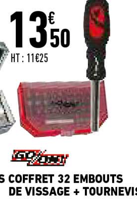 go on!  coffret 32 embouts de vissage + tournevis