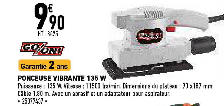 gon on! ponceuse vibrante 135 w