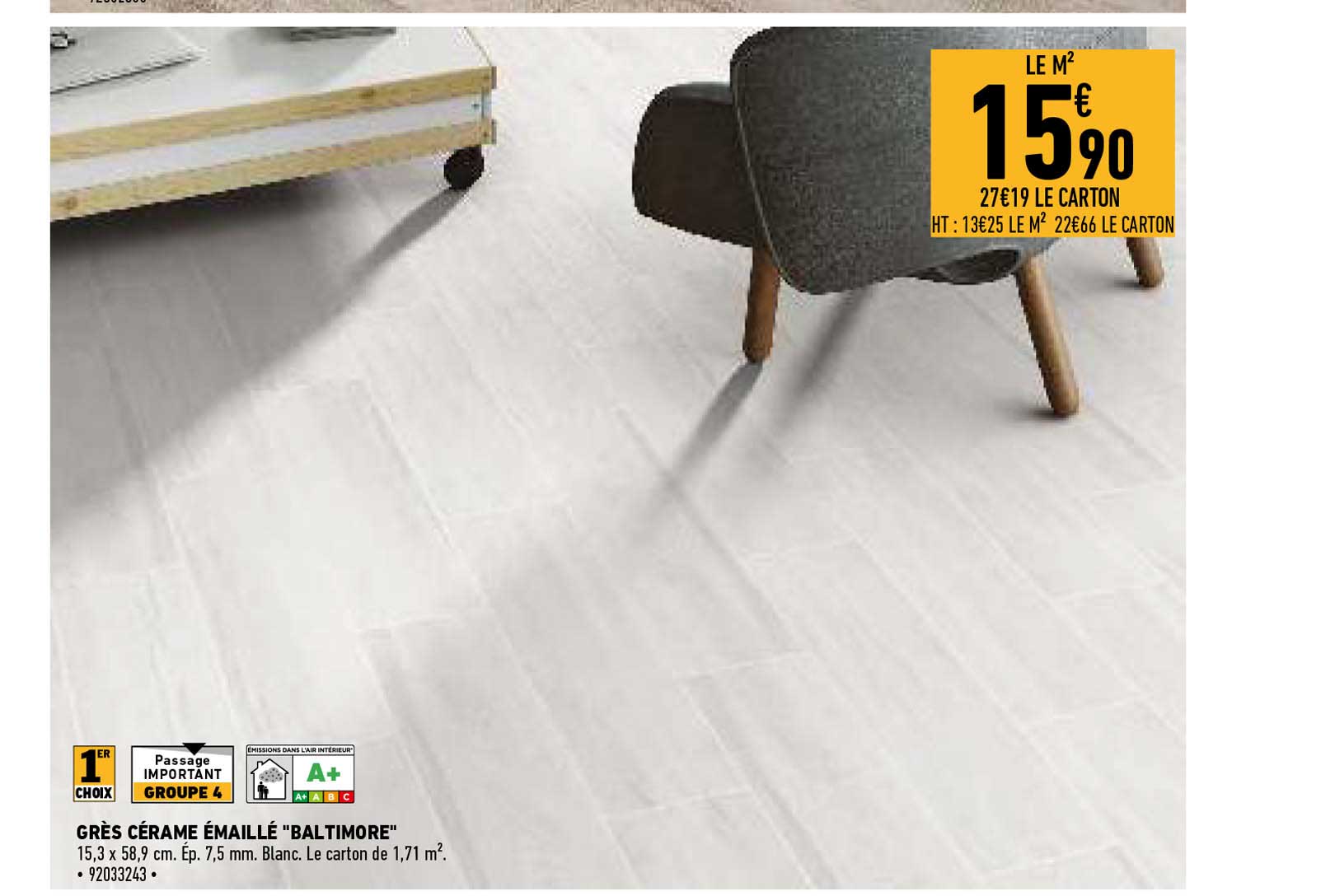 grès cérame émaillé "baltimore"