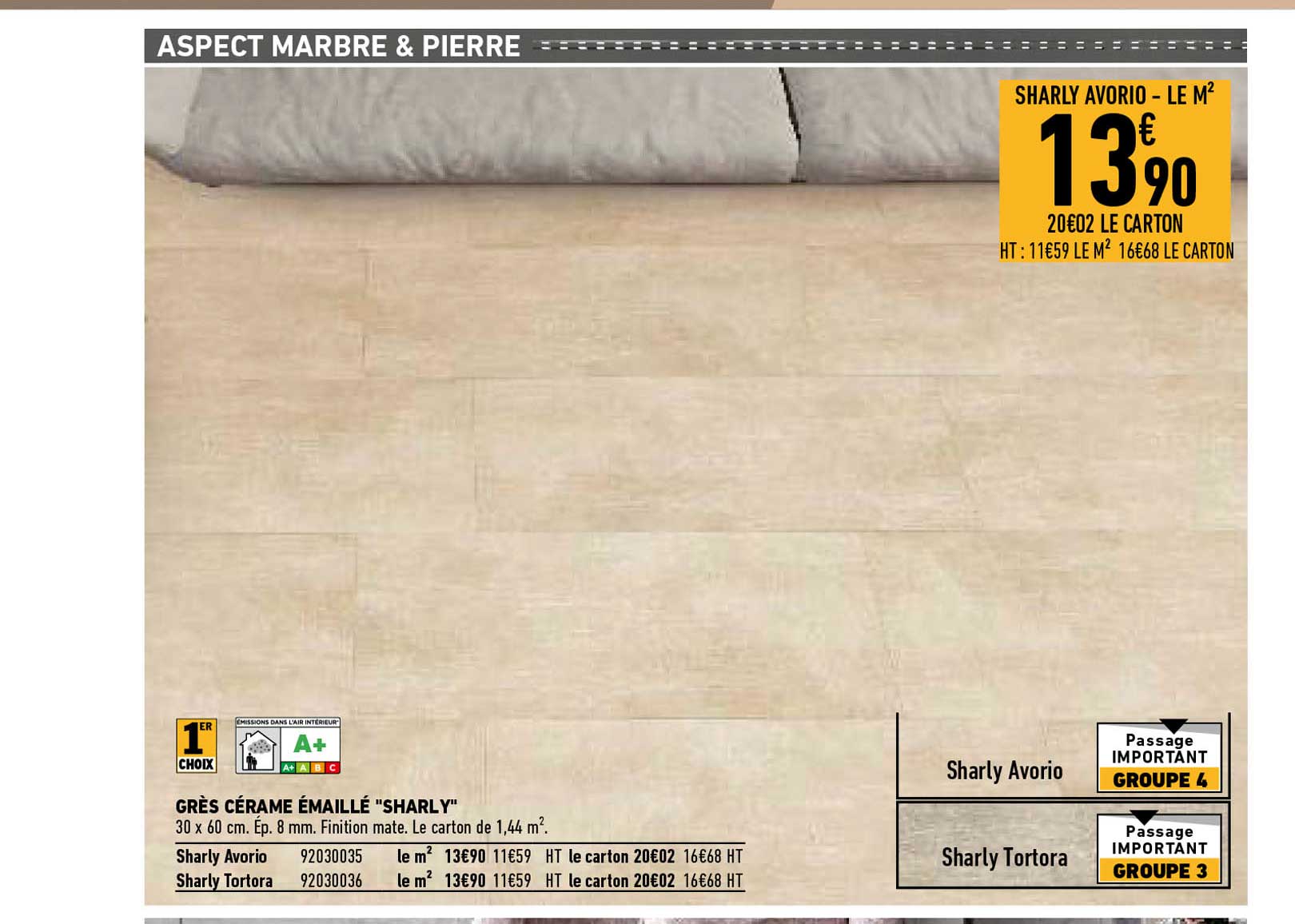 grès cérame émaillé "sharly"