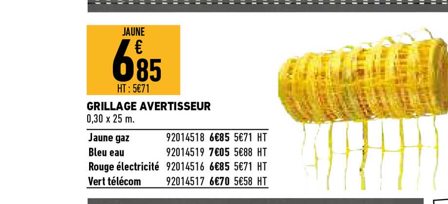 grillage avertisseur