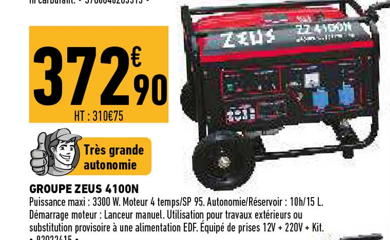 groupe zeus 4100n