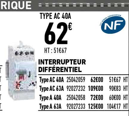 interrupteur différentiel