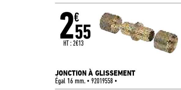 jonction à glissement