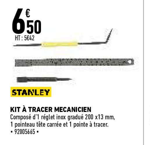 kit à tracer mécanicien stanley