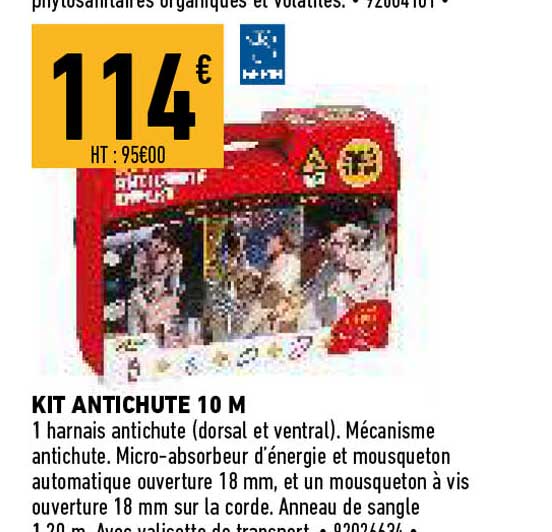 kit antichute 10 m