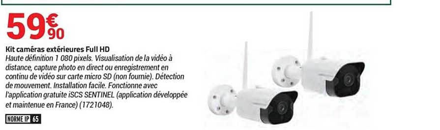 kit caméras extérieurs full hd