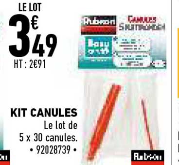 Kit Canules Rubson