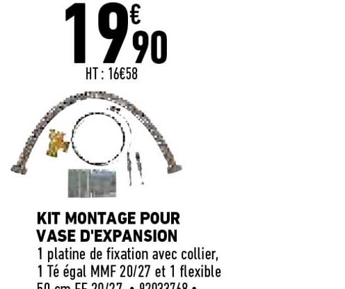 kit montagne pour vase d'expansion