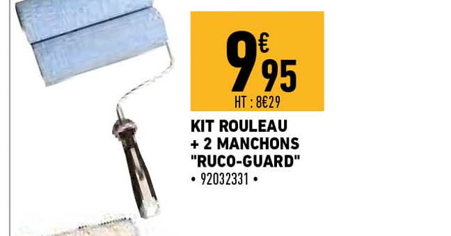 kit rouleau + 2 manchons "ruco-gard"