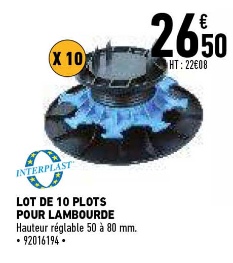 Lot De 10 Plots Pour Lambourde