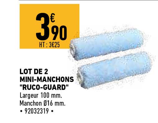 lot de 2 mini-manchons "ruco-guard"