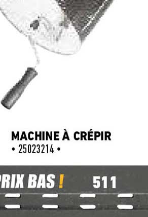 machine a crepir