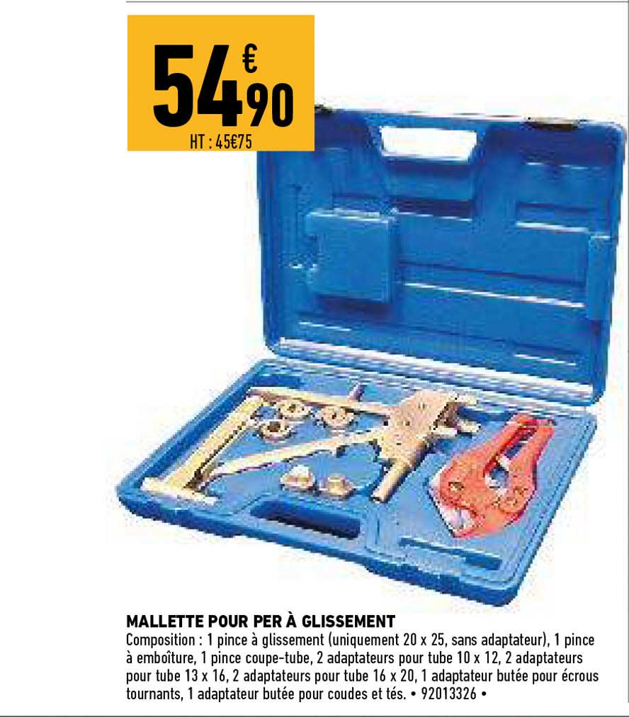 mallette pour per à glissement