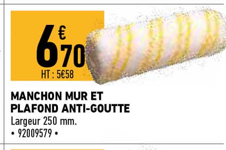manchon mur et plafond anti-goutte
