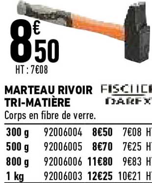 marteau rivoir tri-matière