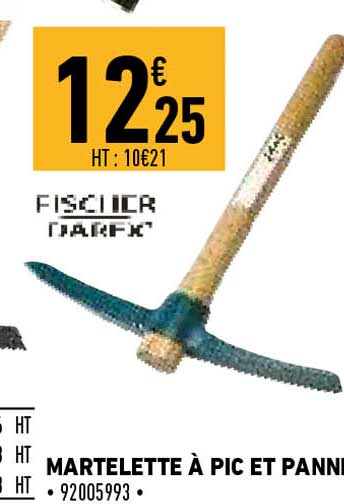 martelette a pic et panne