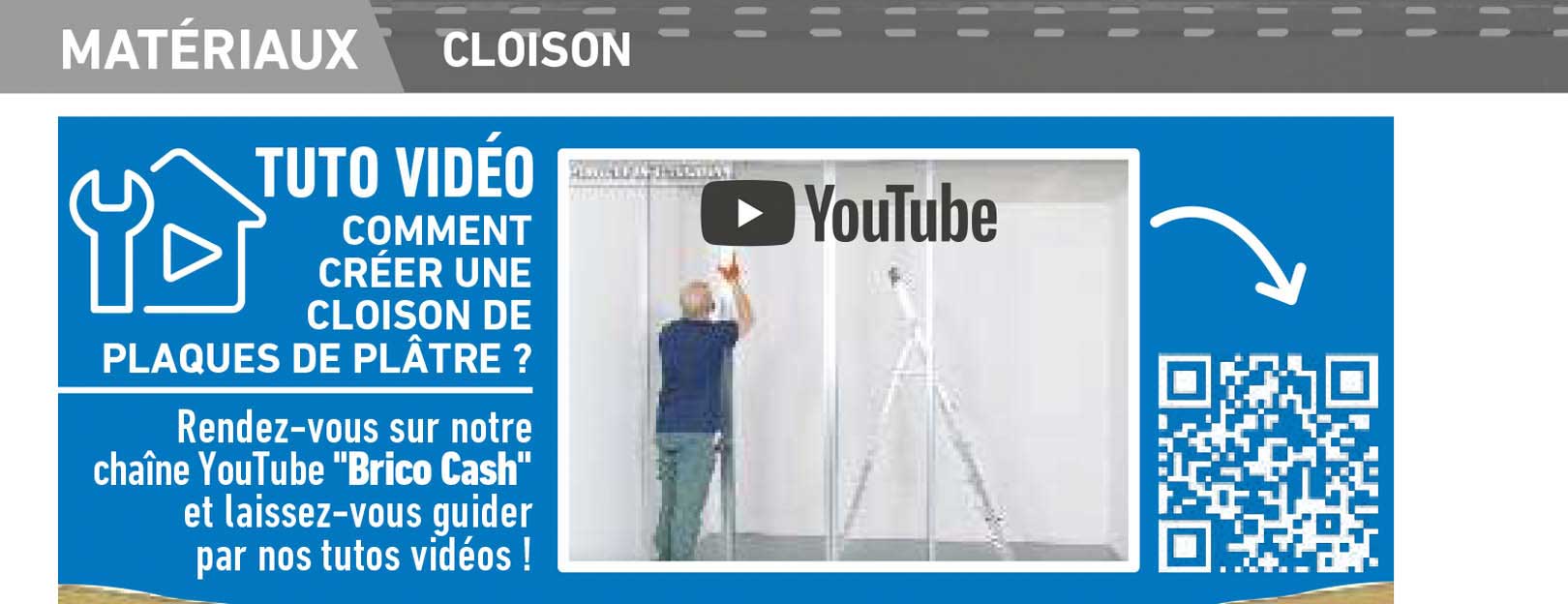 matériaux : cloison