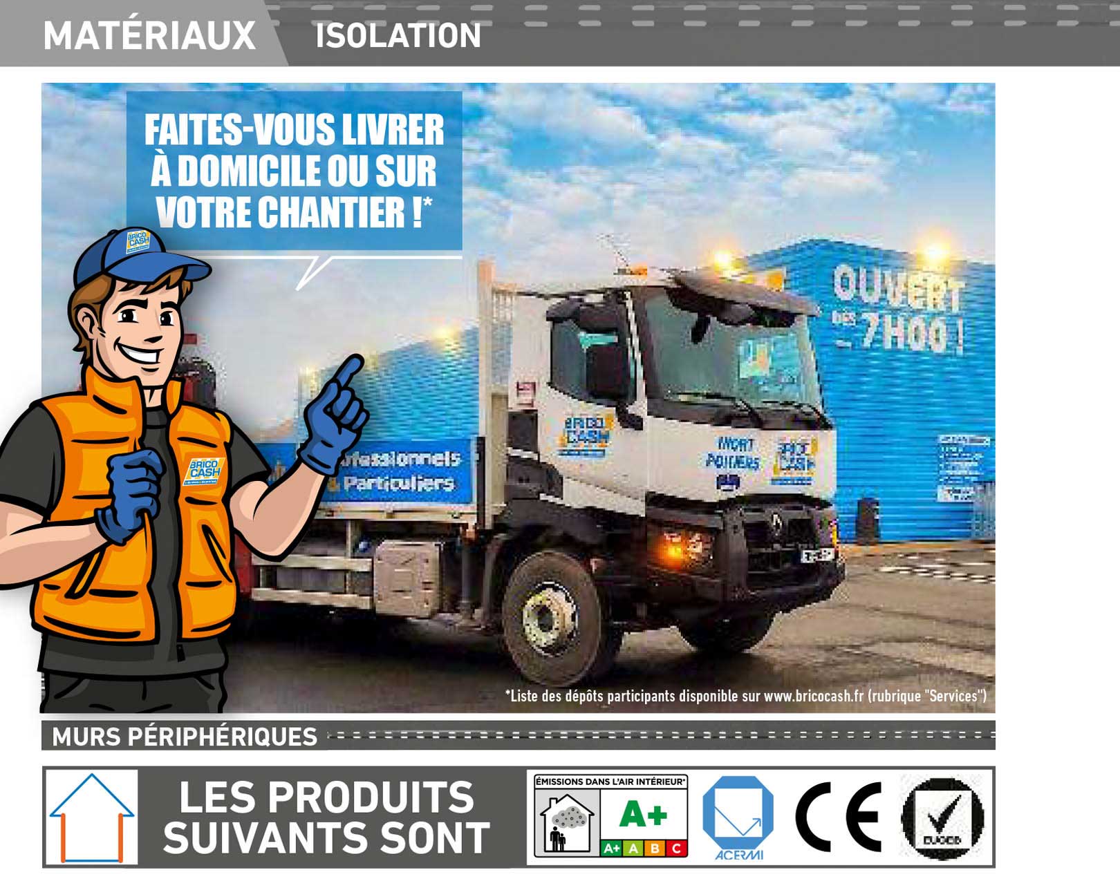 Matériaux : Isolation