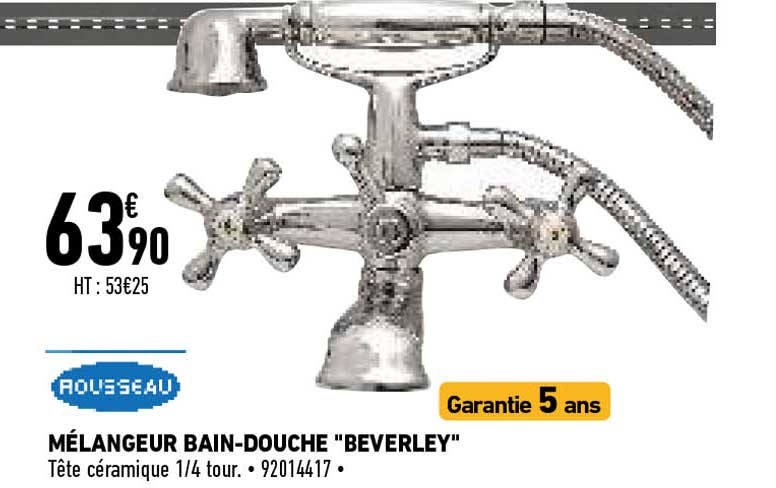 mélangeur bain-douche "beverley"