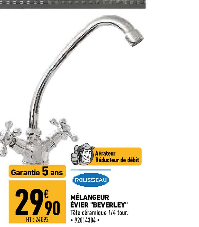 Mélangeur évier "beverley"