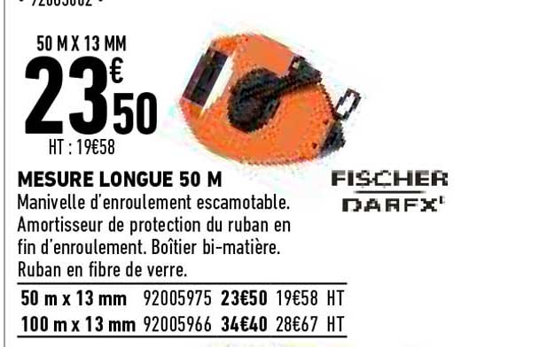 mesure longue 50 m fischer darfx