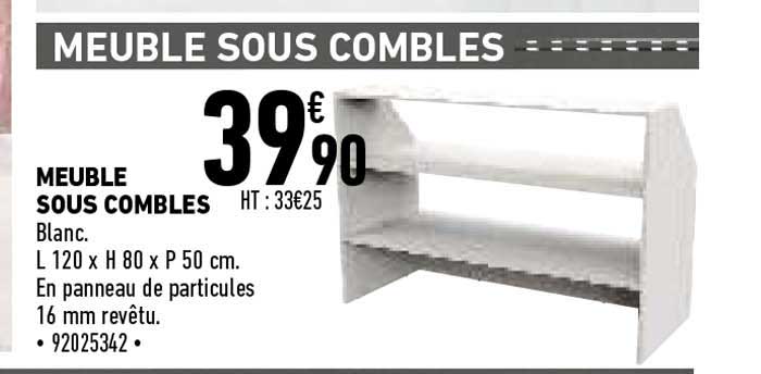 meuble sous combles