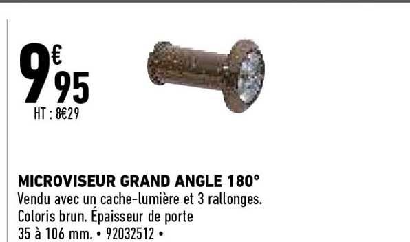 microviseur grand angle 180°