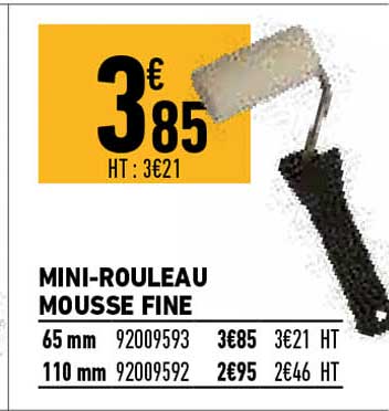 mini-rouleau mousse fine
